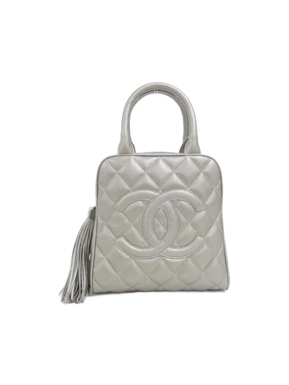 Chanel Bag Handbag Silver